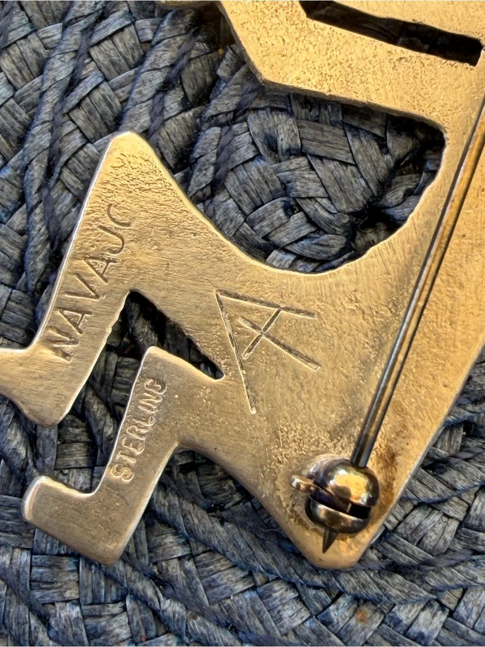 Sterling Silver Kokopelli Figure Pin/Brooch